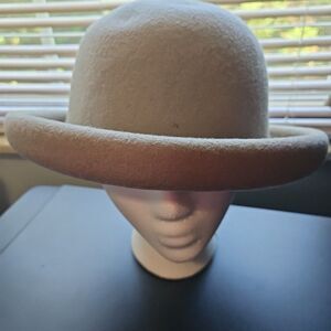 Arlin Women's Wool Hat Light Gray 7008 bowler